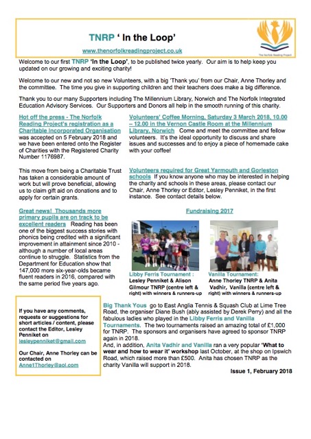 TNRP In the Loop Feb 2018